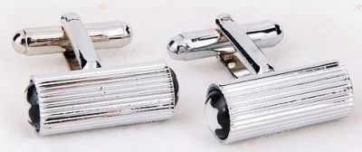 Stainless Steel Montblanc Copy CuffLinks Vertical Stripes